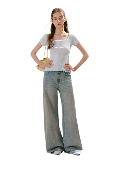 Lace Trim Tee
