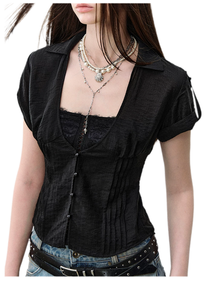 Lace Layered Shirt
