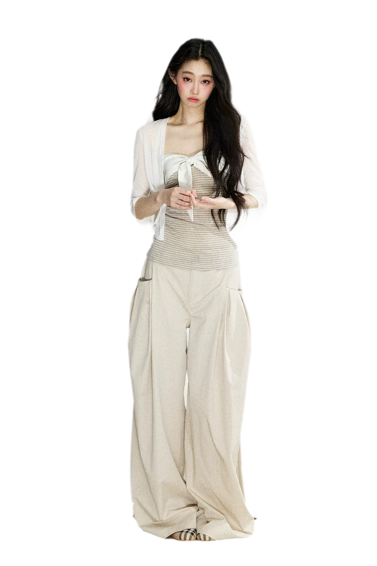 High Waist Wide Leg Pants