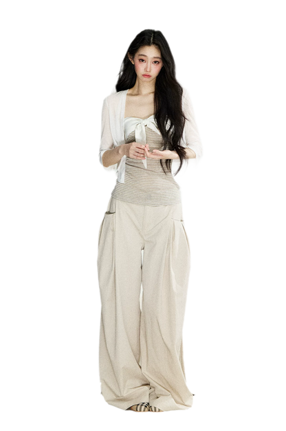 High Waist Wide Leg Pants