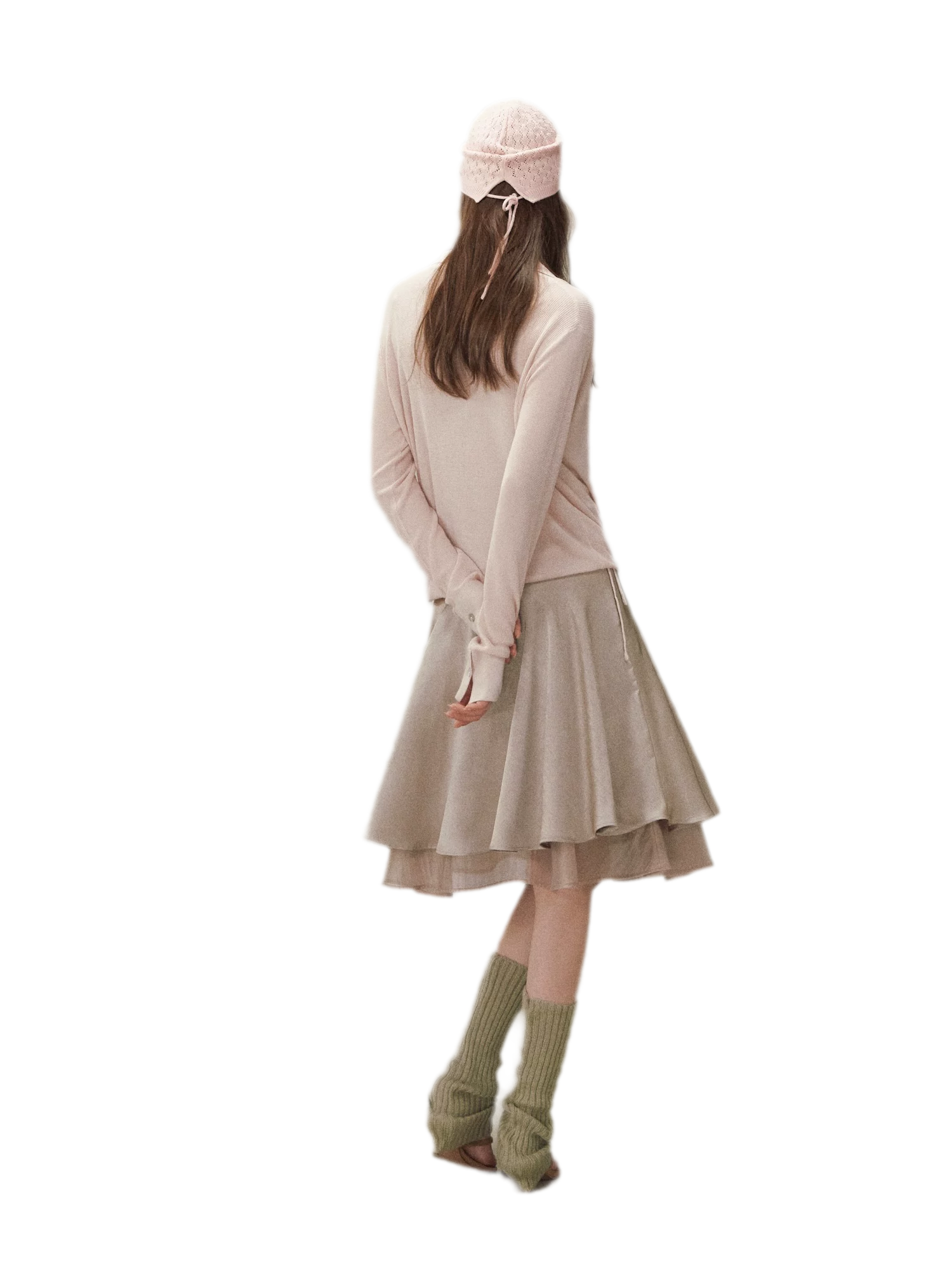 Satin Midi Skirt
