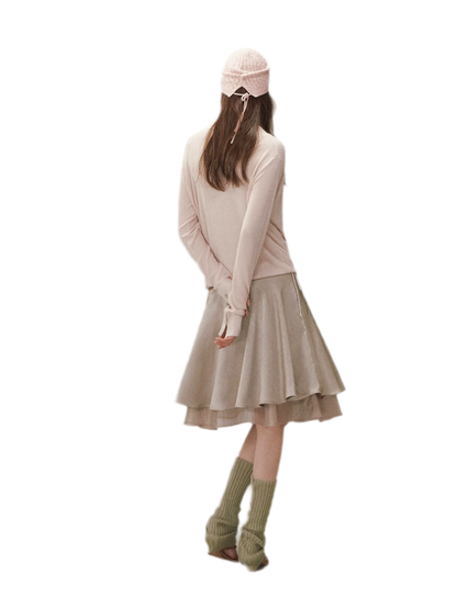 Satin Midi Skirt