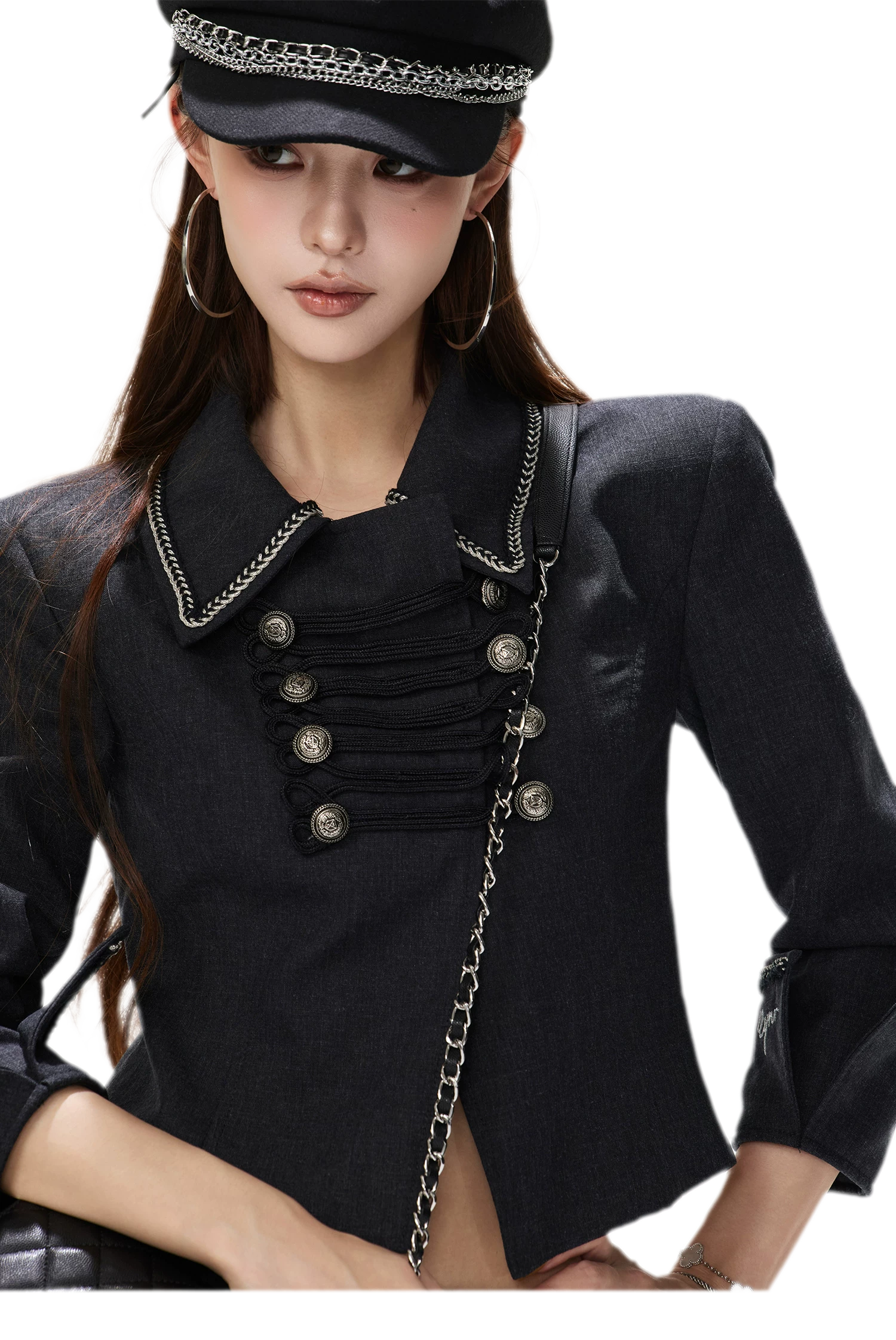Corded Napoleonic Jacket Skirt Set