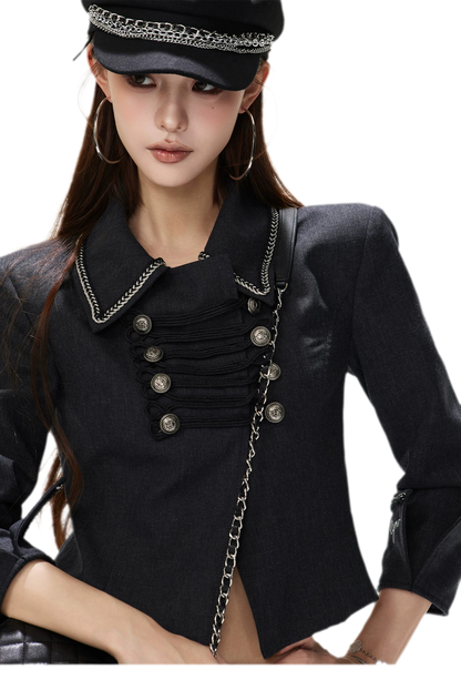 Corded Napoleonic Jacket Skirt Set