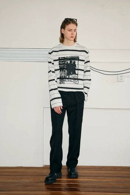 Micro-Stretch Straight-Leg TR Trousers