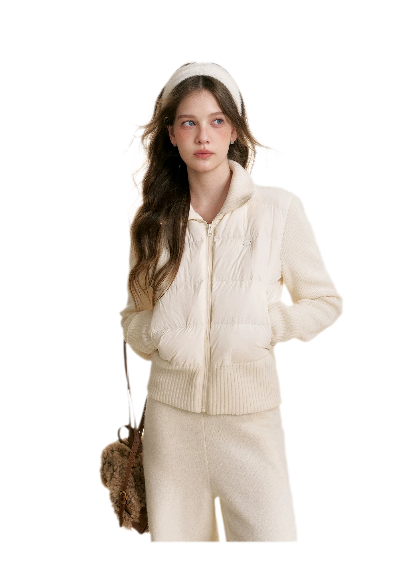 Wool Knit Down Jacket
