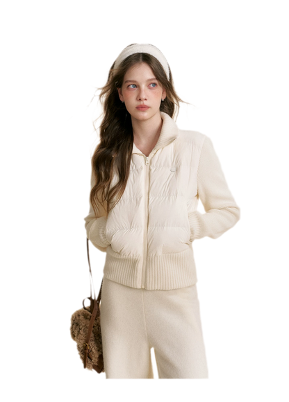 Wool Knit Down Jacket