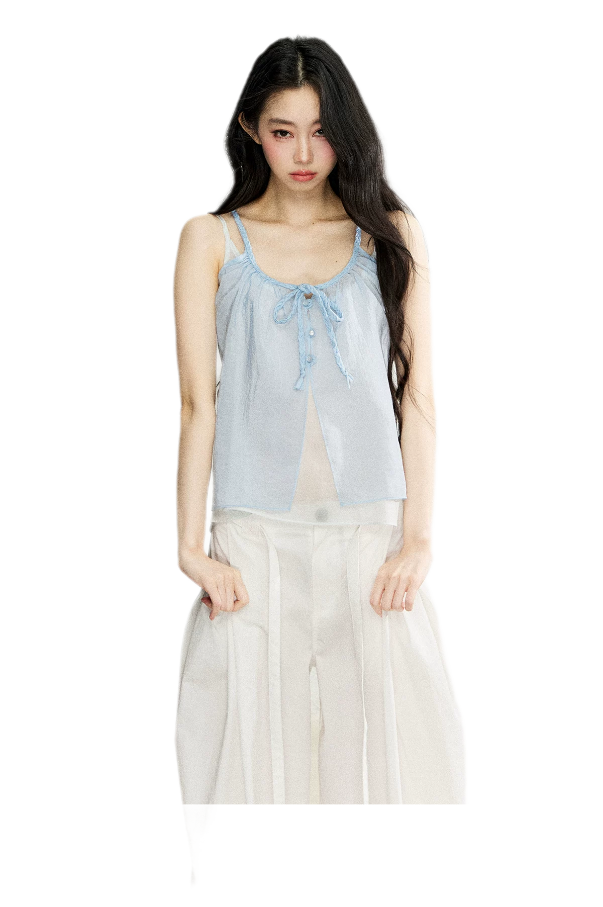 Two-Piece Tie Cardigan Set