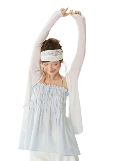 Lazy Cooling Open Cardigan
