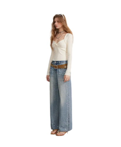 Twist Front Knit Top