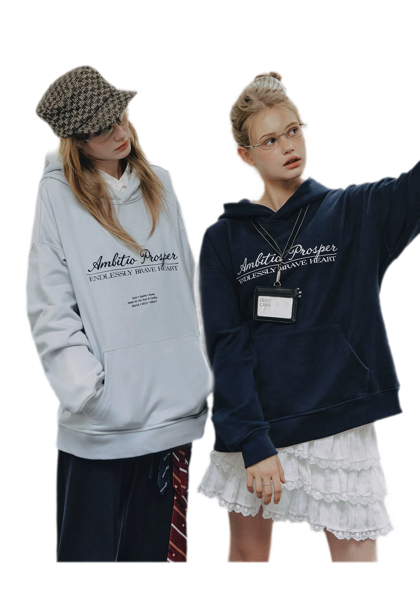 Embroidered Cotton Hooded Sweatshirt