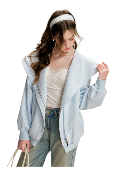 Blokette Hooded Zip Hoodie