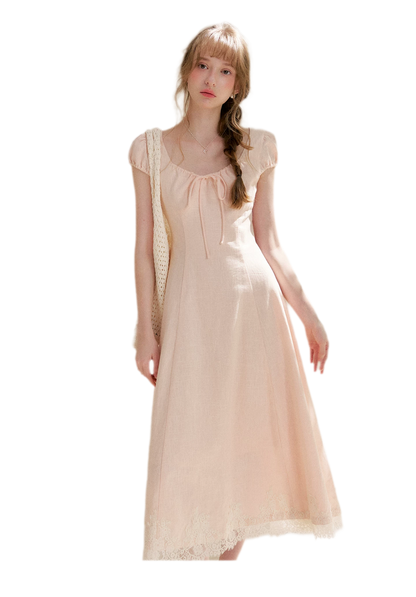 French Lace Long Dress