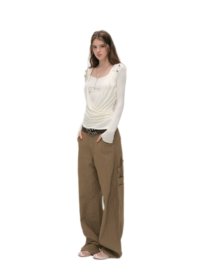 Modal Draped Layered Top