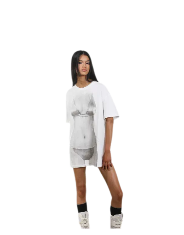 Bikini Illusion Cotton Tee