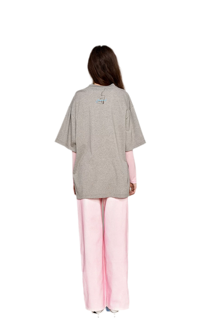Cotton Rhinestone Graphic T-Shirt