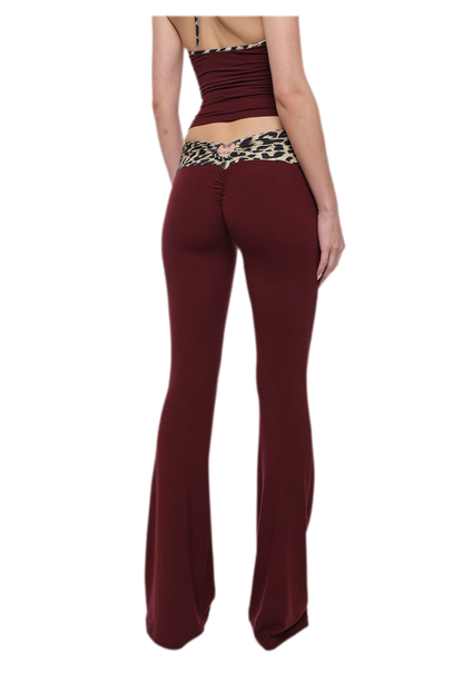 Heart Cutout Leopard Set