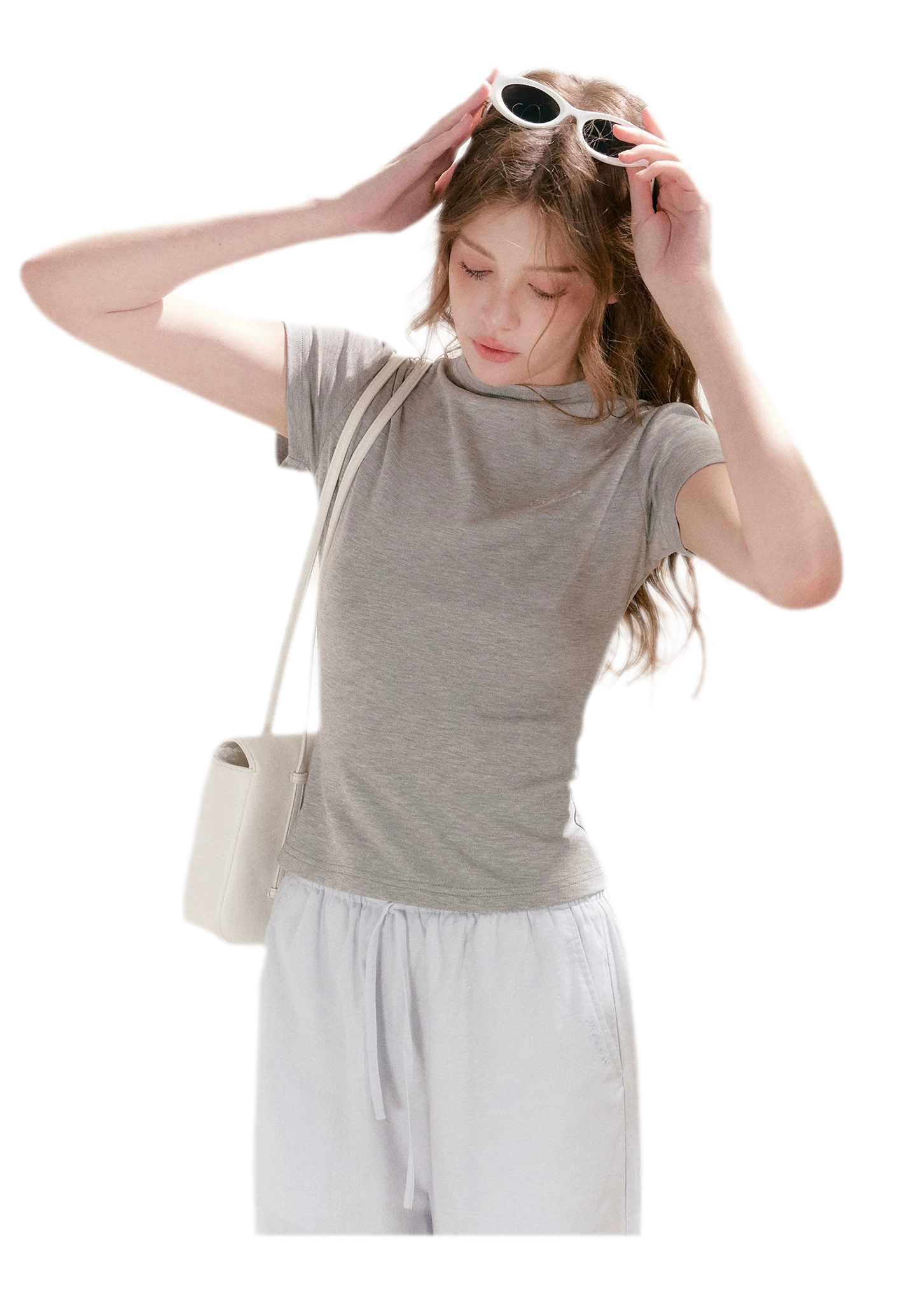 Mock Neck Tee