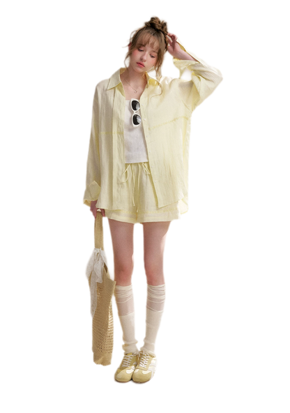 Tencel Linen Beaded Set