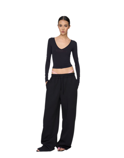 Deep V Slim Top