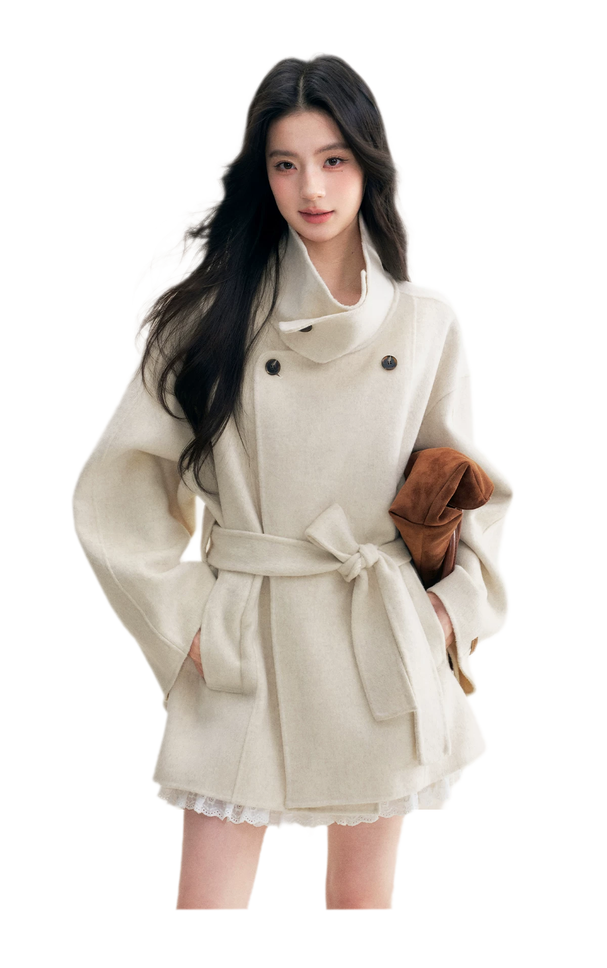 70 Wool Stand Collar Coat