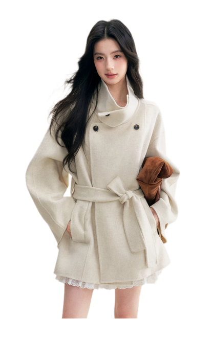70 Wool Stand Collar Coat