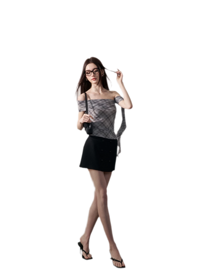 Grid Asymmetrical Cami