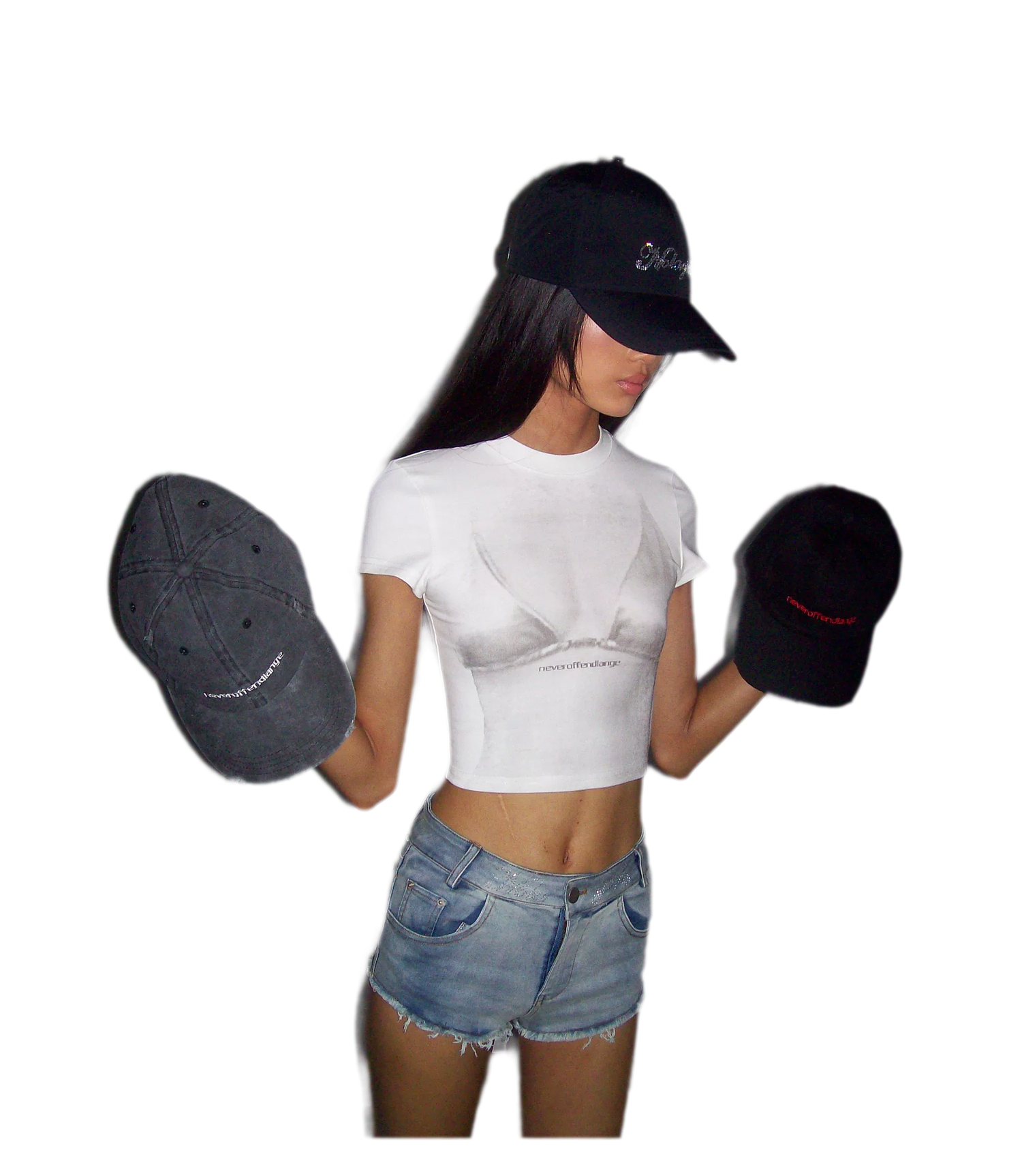 Crystal Silk Rhinestone Cap