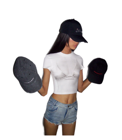 Crystal Silk Rhinestone Cap