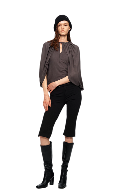Cotton Cape Sleeve Top