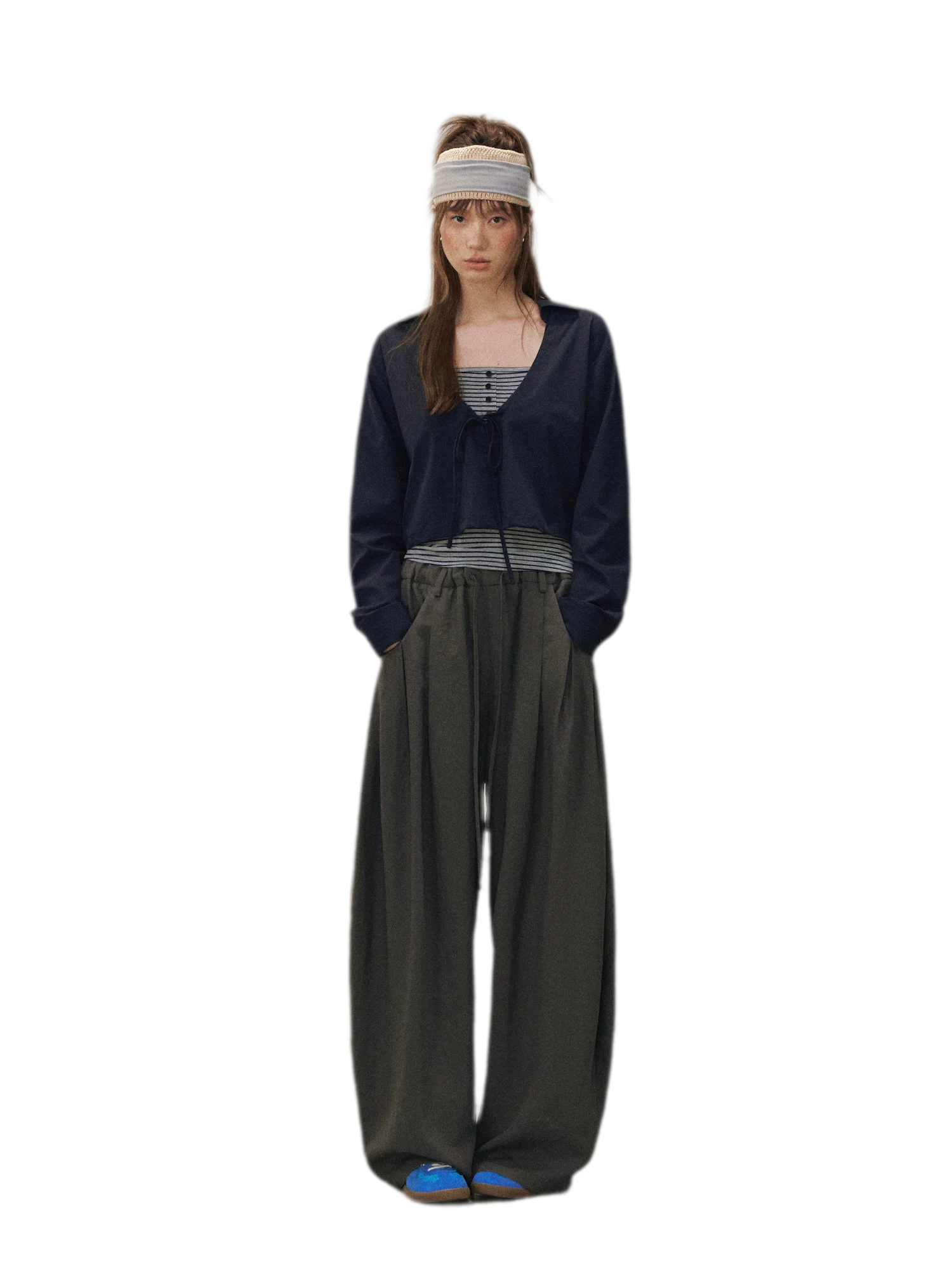 Drawstring Bubble Pants