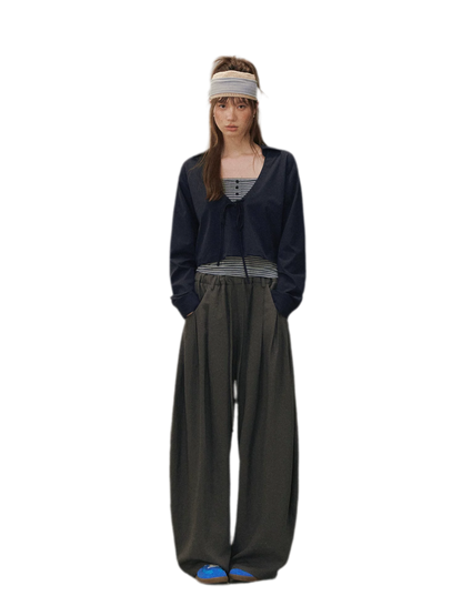 Drawstring Bubble Pants