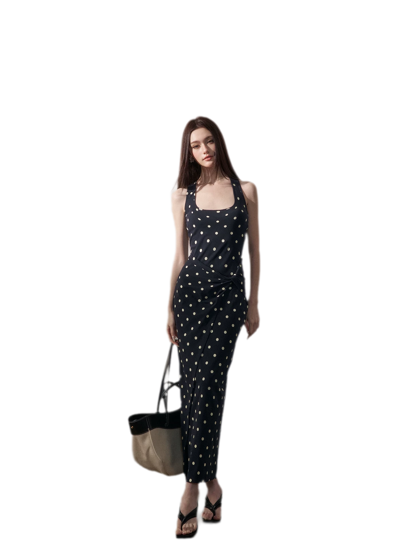 Polka Dot Twist Dress