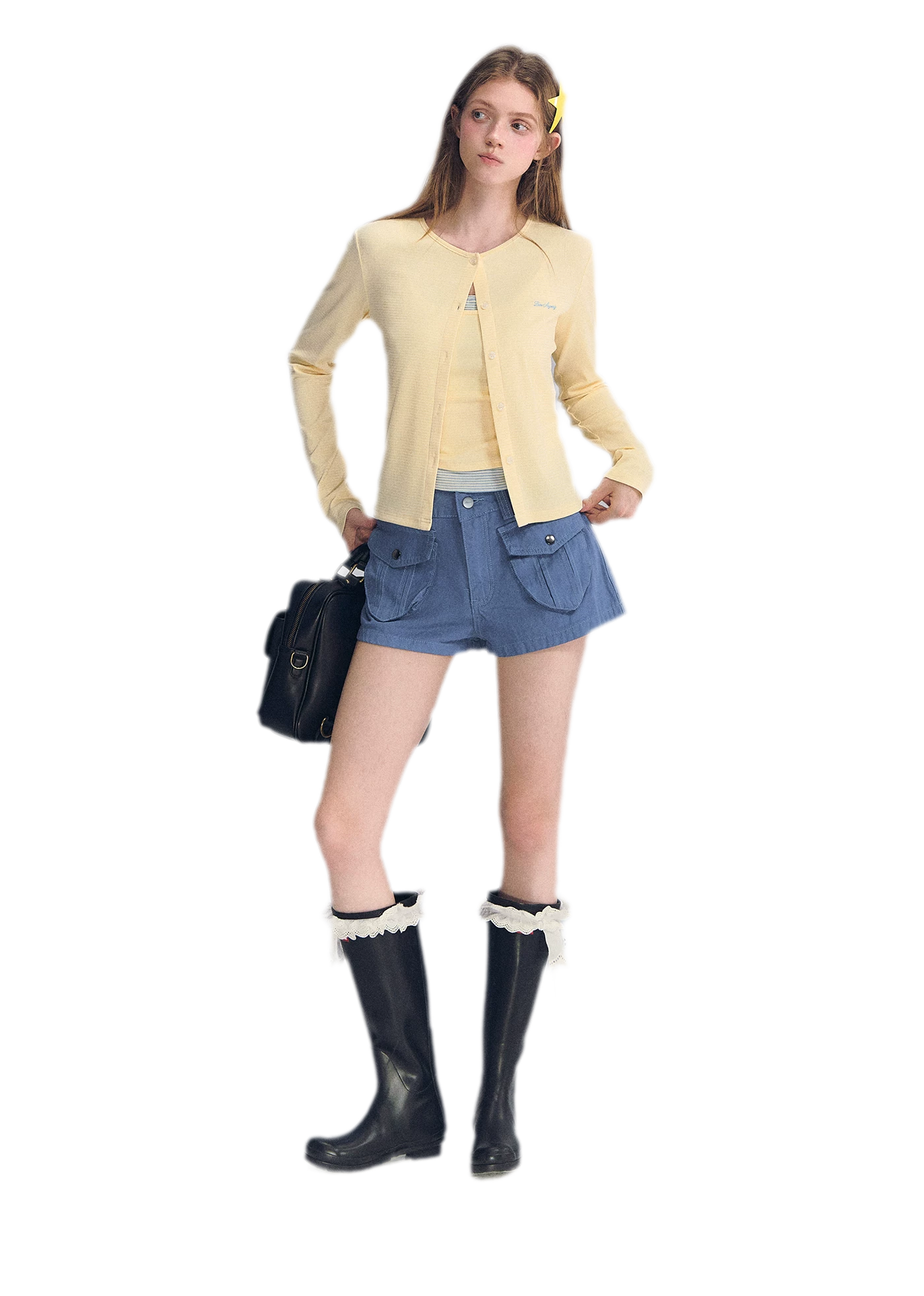 Low-Waist Cargo Shorts