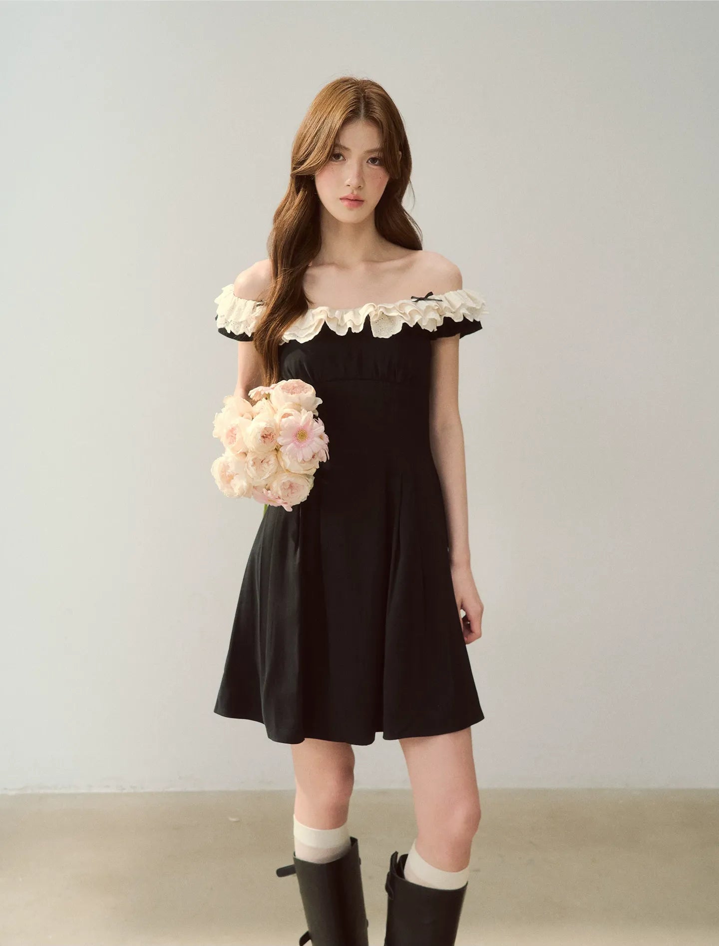 Lace Off-Shoulder Dress