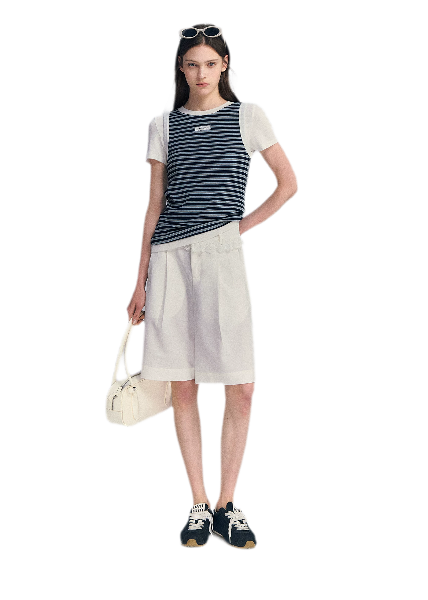 Faux Two-Piece Tee