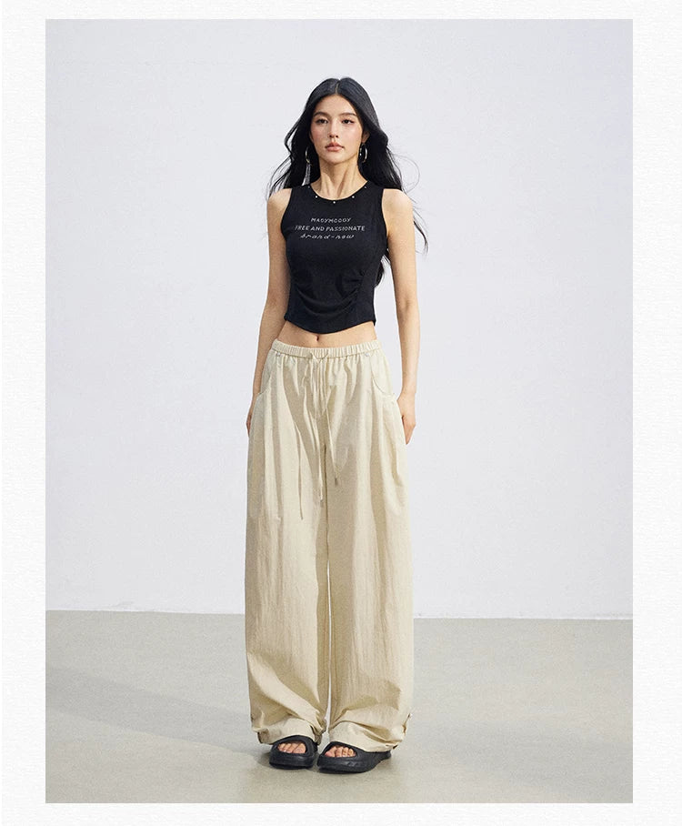 Casual Workwear Wide-Leg Pants