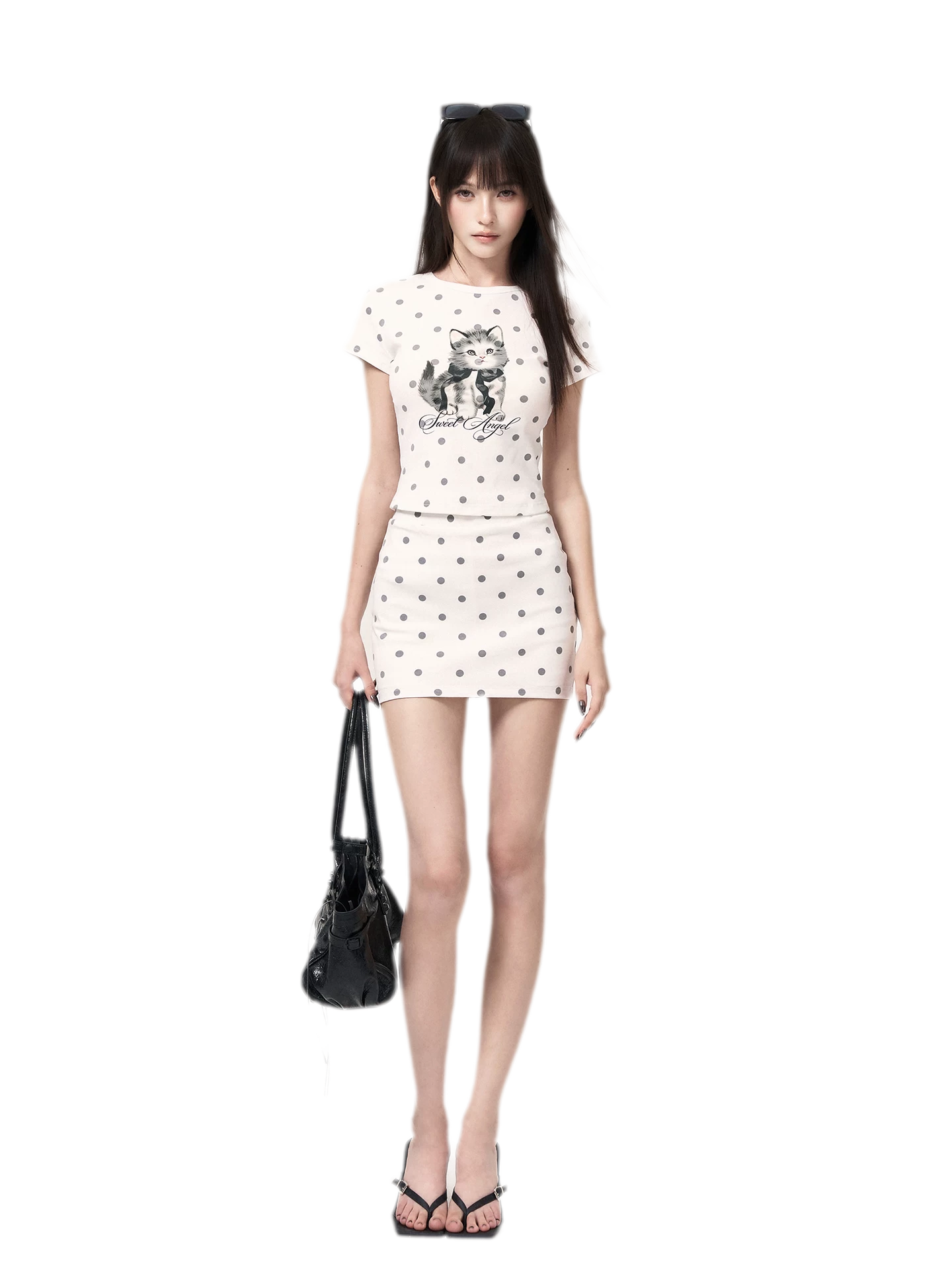 Polka Dot Knit Set