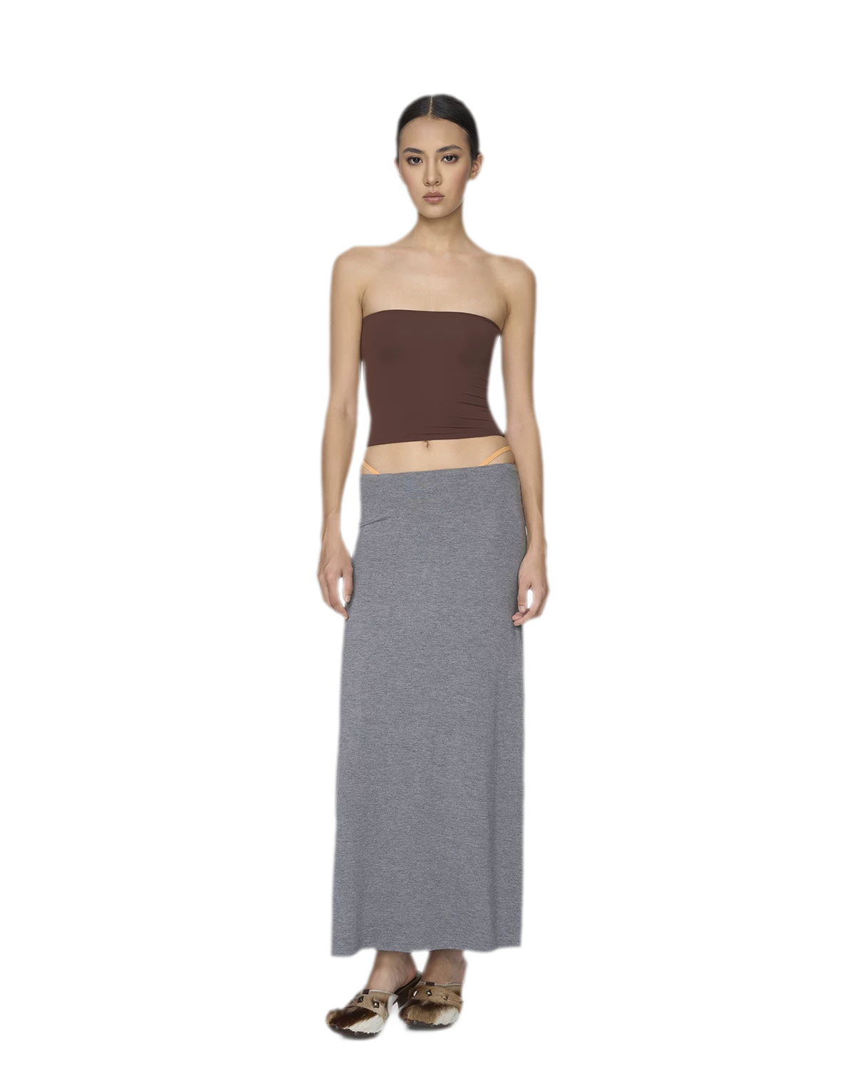 Straight Tube Midi Dress