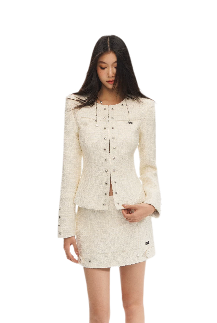 White Tweed Jacket