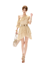 CYNR Beaded Off-Shoulder Dress – view 9