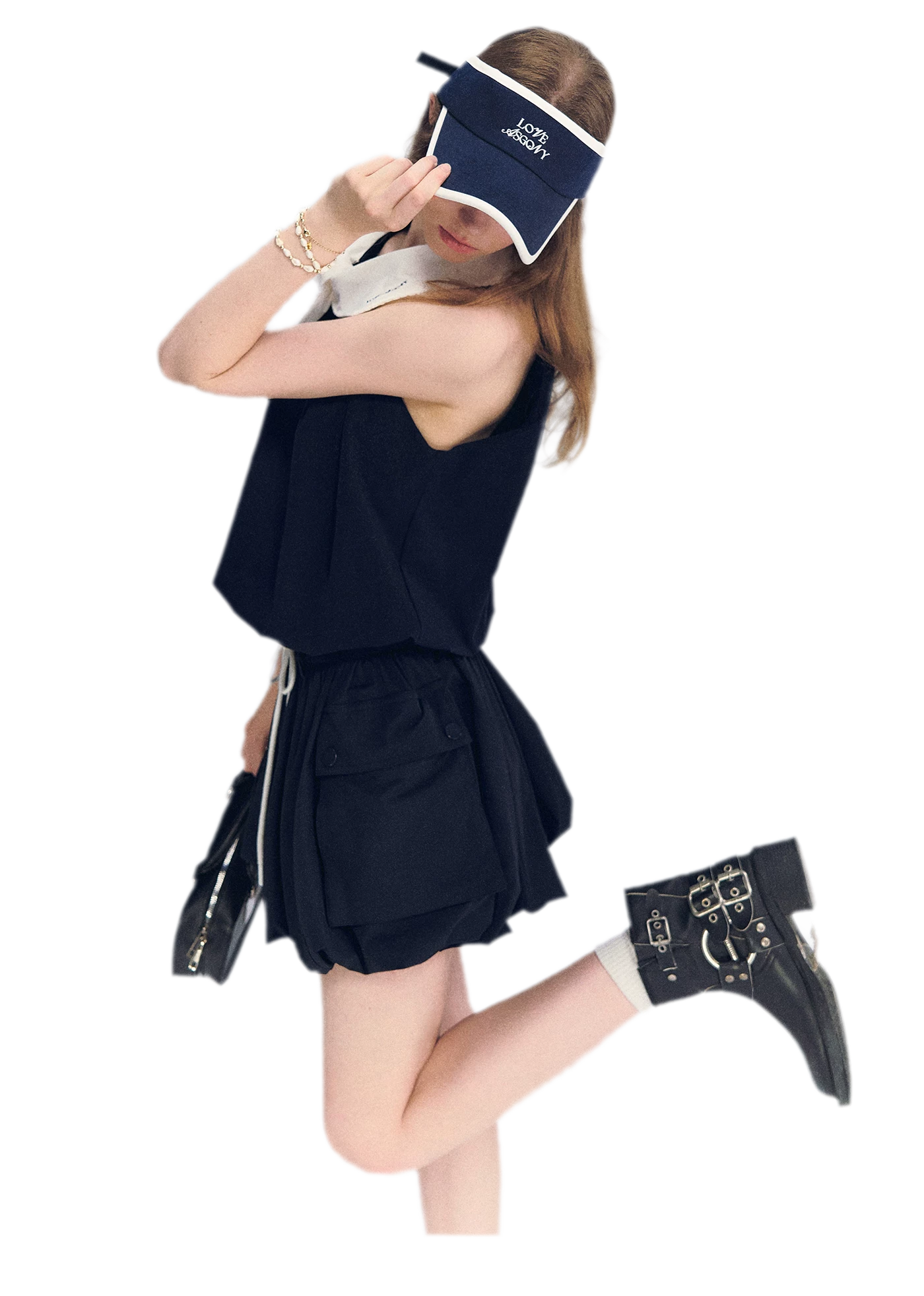 Rabbit Ear Peplum Top