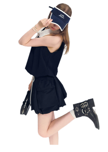 Rabbit Ear Peplum Top