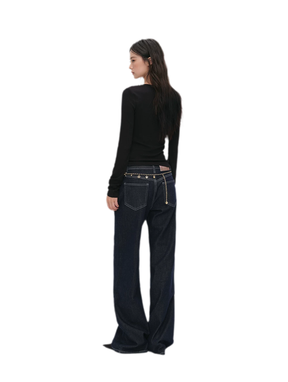 Lyocell Asymmetric Cutout Top
