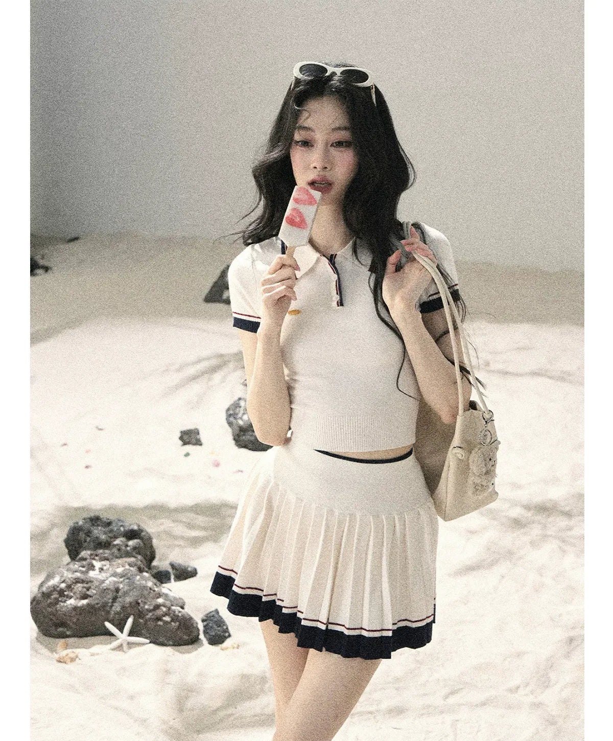 Crushed Moonlight Knit Set