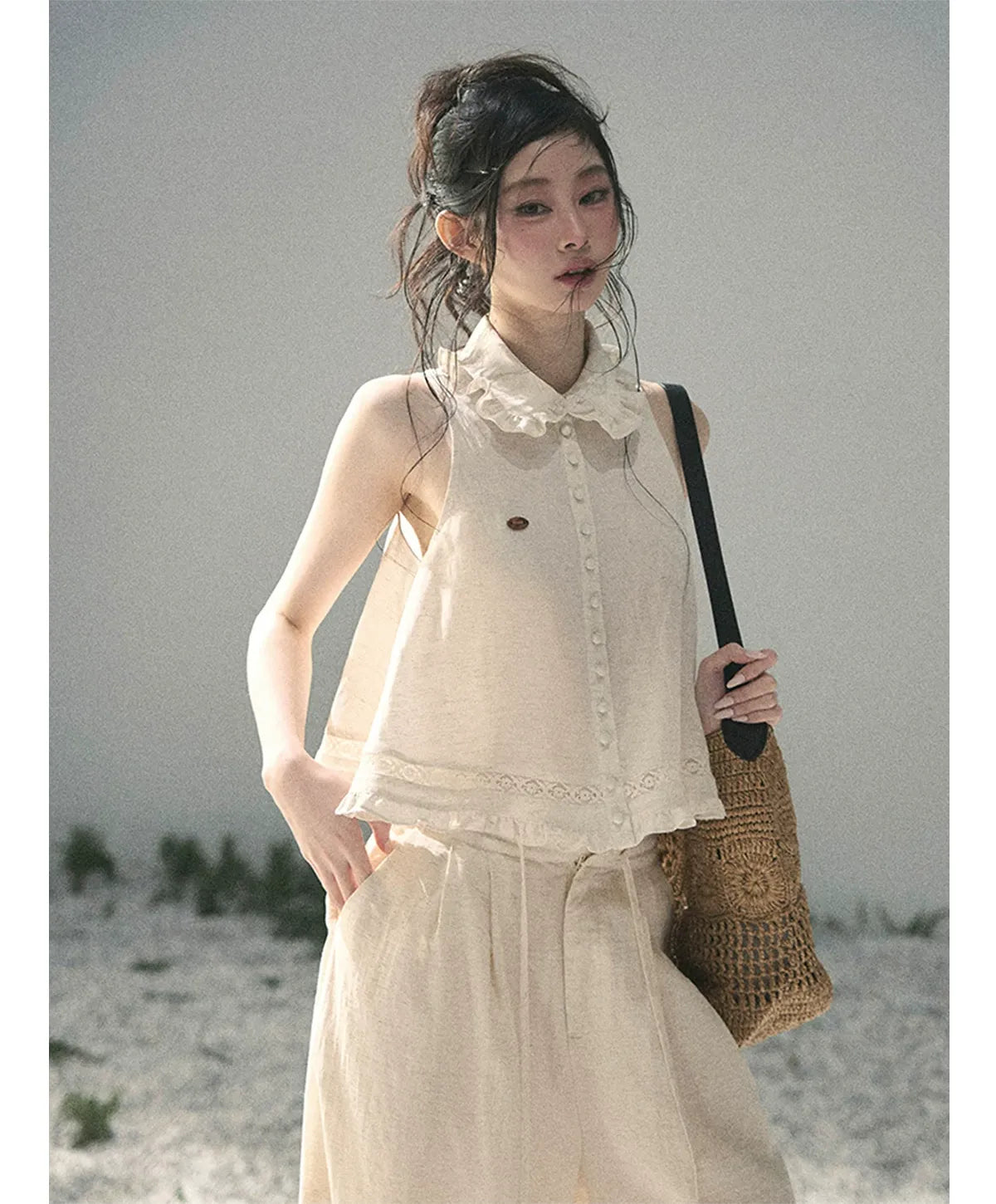 Soft Lace Two-Piece Set