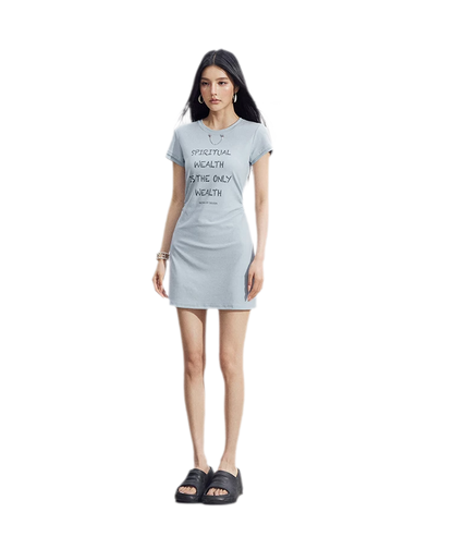 Chain Detail T-Shirt Dress