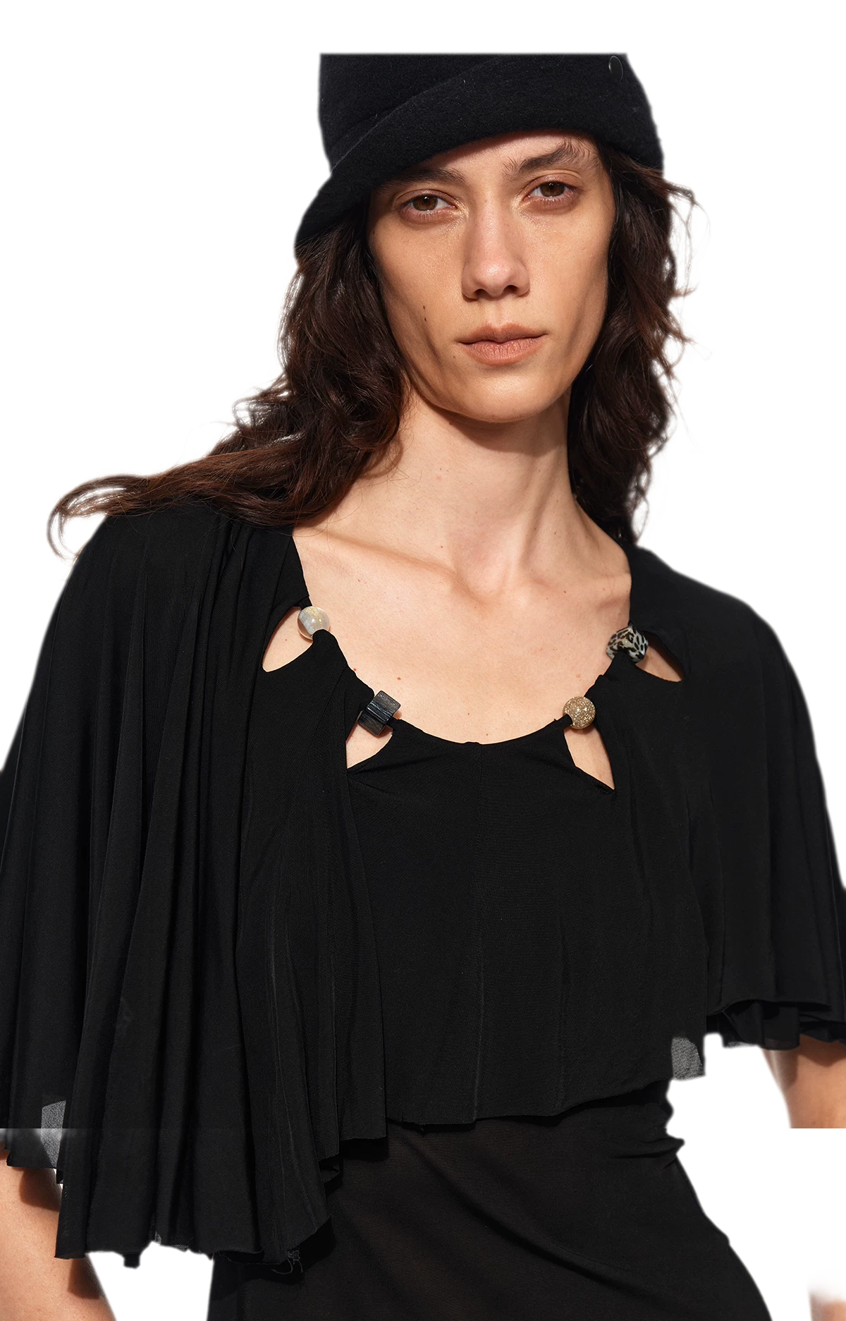 Cape Beaded Layered Tee