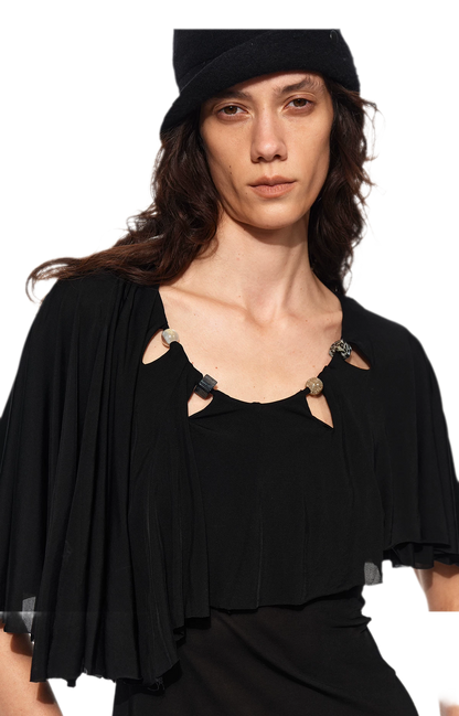 Cape Beaded Layered Tee