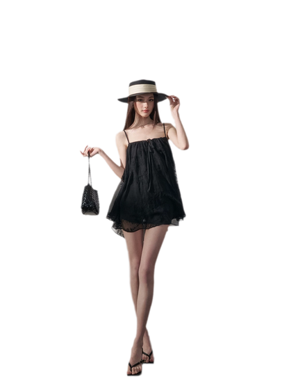 Ruched Tulle Camisole